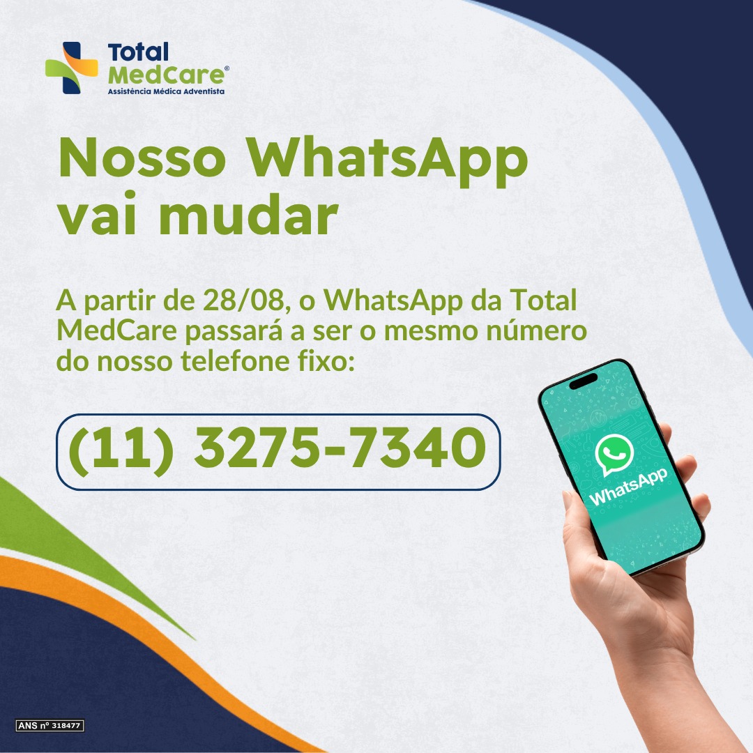 Nosso WhatsApp vai mudar